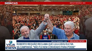 ROBERTO REQUIÃO RECLAMA QUE LULA LHE USOU NA CAMPANHA E NÃO CUMPRIU PROMESSA