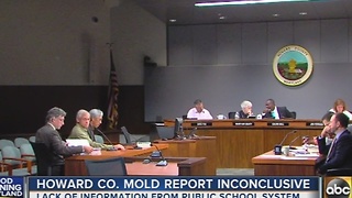 Howard County mold report found inconclusive