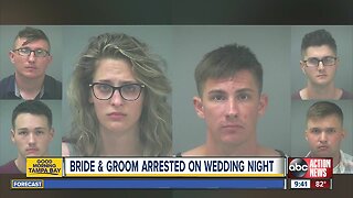 Florida newlyweds and four weddings guests arrested for breaking into former elementary school