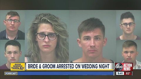 Florida newlyweds and four weddings guests arrested for breaking into former elementary school