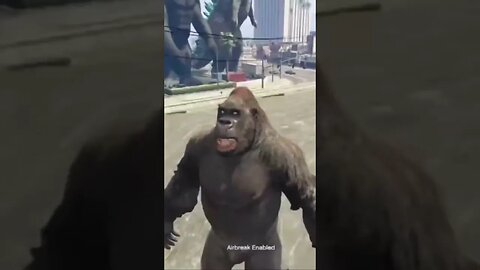 GTA 5 MOD 🦍 VS ? #gta5 #gta5ita #gtav #gtafunny #gtaglitch #gta5glitches #gtaviral #gtamod #gtav