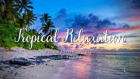 😴 Fall Asleep Fast 😴 - Tropical Relaxation Music - 10 Hours