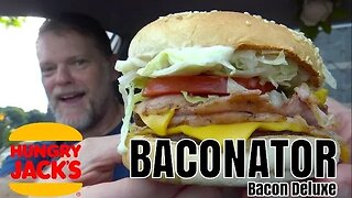 Hungry Jacks Baconator Bacon Deluxe Review