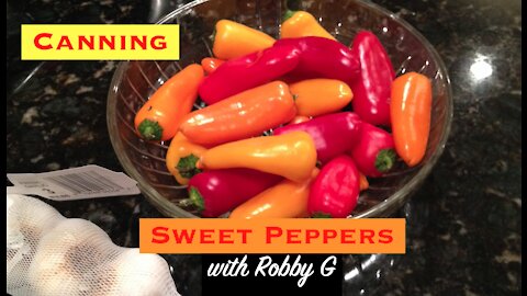 Canning Sweet Peppers
