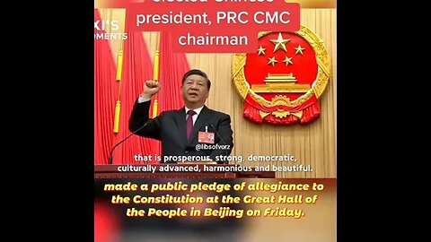 Xi Jinping re-elected third time 5-year term as Chinese President with 2952 votes and no oppositions