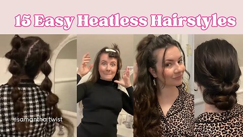 15 Days of QUICK & EASY Hairstyles 🎀✨ #hairstyleideas #hairstyletutorial #hairstyles