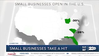 Small businesses take a hit