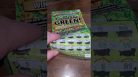 $50,000 Lottery Ticket Go for The Green!