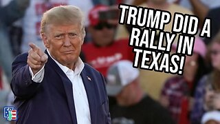 Donald Trump Had A Rally In Waco Texas!