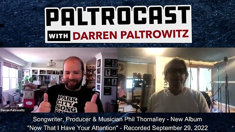 Phil Thornalley interview with Darren Paltrowitz