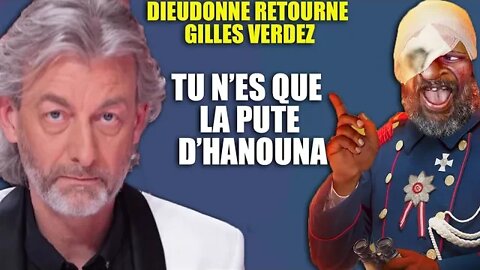 dieudonné: GILLES VERDEZ TU N'ES QUE LA PUTE D'HANOUNA #tpmp #humour #foutupourfoutu #dieudo #tpmy