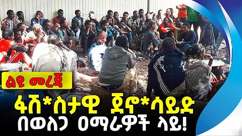 ፋሽ*ስታዊ ጀኖ*ሳይድ በወለጋ ዐማራዎች ላይ! | ethiopia | addis ababa | amhara | oromo