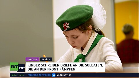 RT DE-Exklusiv: Kinder schreiben Briefe an die Soldaten an der Front