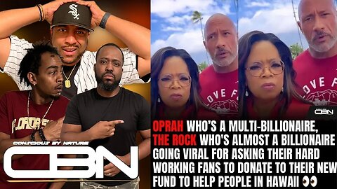 OPRAH & DWAYNE JOHNSON'S RELIEF FUND FOR MAUI RECEIVES HEAVY BACKLASH AFTER ASKING PEOPLE TO DONATE