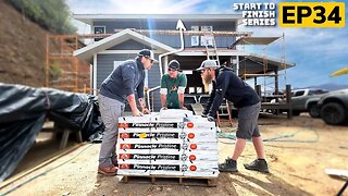 Installing Roofing Part 1 | Building A Mountain Cabin EP34