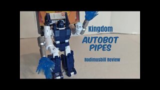 Kingdom PIPES Deluxe Class Transformers War For Cybertron Review by Rodimusbill (Wave 5)