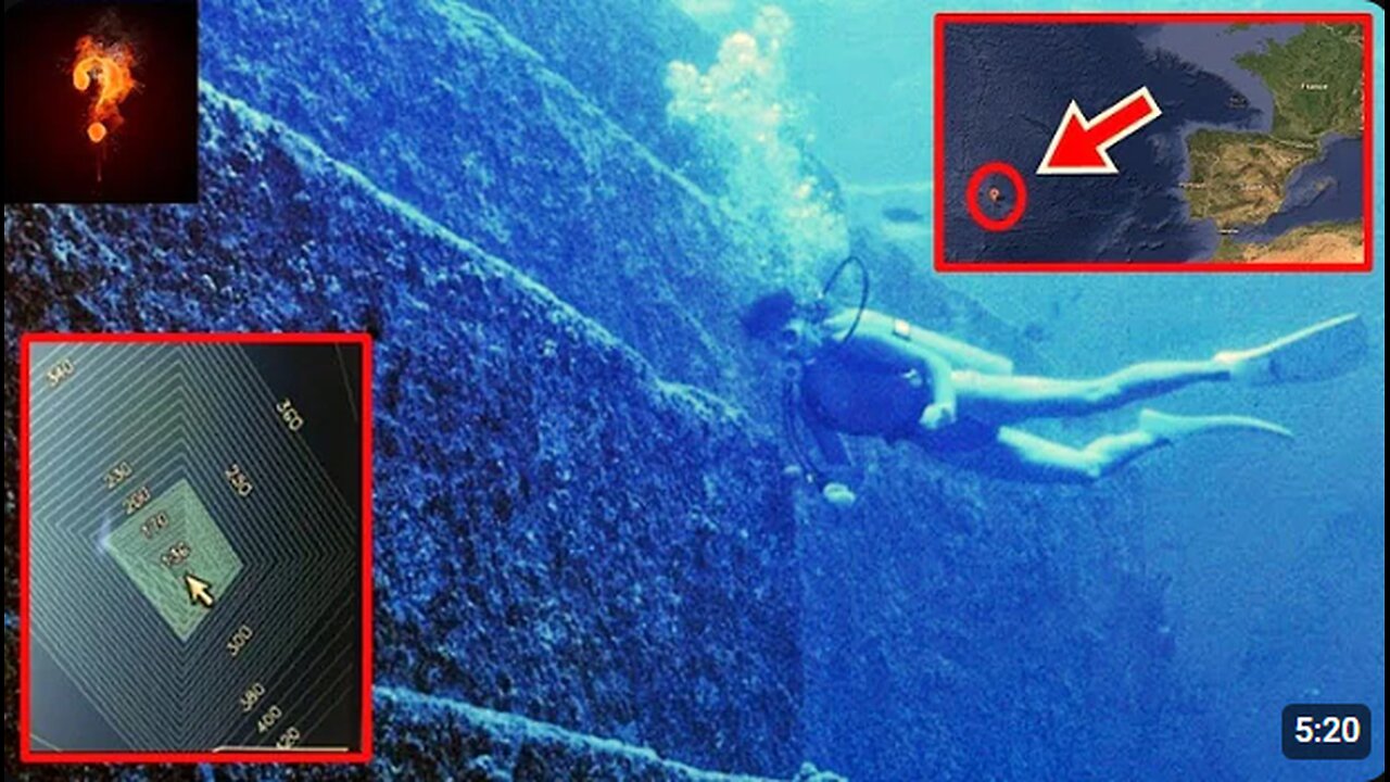 100,000 Year-Old Sunken Pyramid Found In Azores?