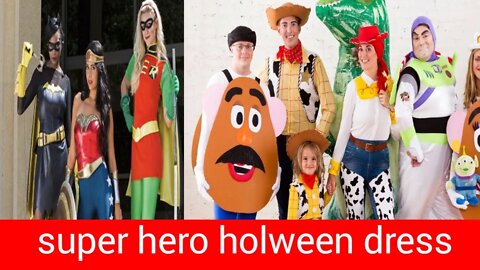 Holween super hero dresses with mask