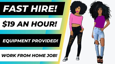 $19 An Hour! Equipment Provided Work From Home Job No Degree! Online Job Make Money Online Now!