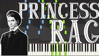 James Scott - The Princess Rag 1911 (Ragtime Piano Synthesia)