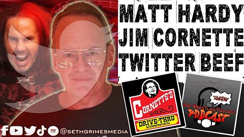 Jim Cornette Matt Hardy Twitter BEEF! | Clip from Pro Wrestling Podcast Podcast | #jimcornette