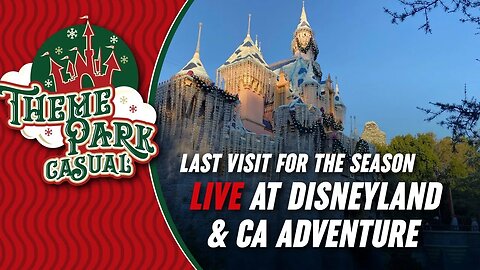 Last Holiday Visit to Disneyland & DCA