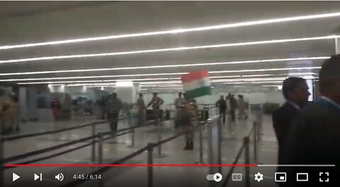 Indian public reaction when Indian soldiers moving from T3 terminal Delhi, jai hind Bande matram