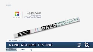 Rapid at-home testing for COVID-19