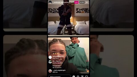 Lebron James Son Bryce James IG Live: Kicking It With His Friends, Then IShowSpeed Pop Out(15-01-23)