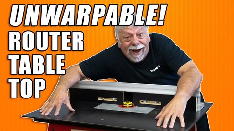 Making a UNWARPABLE Steel Router Table Top!