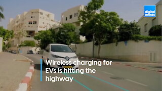 Wireless charging for EVs on the go