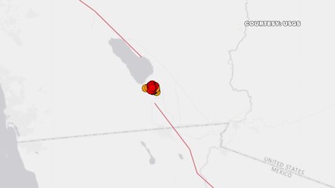 Small swarm of Earthquakes hits the US/Mexico border