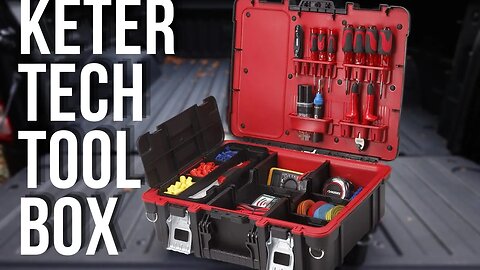 The Technician's Tool Box | Keter Resin Technician Portable Tool Box Organizer Unboxing & Review