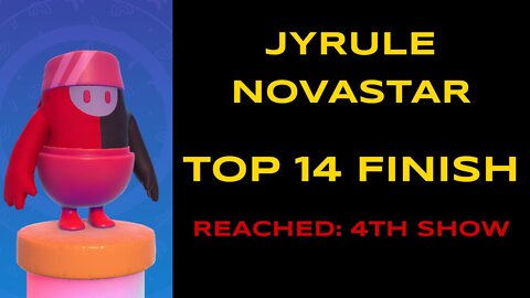 Fall Guys - 4th Round Run - Top 14 - Jyrule Novastar