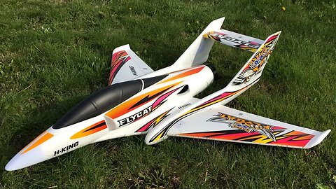 H-King Flycat 70mm 12-Blade EDF Jet From HobbyKing With Bonus RC Plane Crash