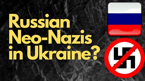 Russian Neo-Nazis in Ukraine. My Opinion.