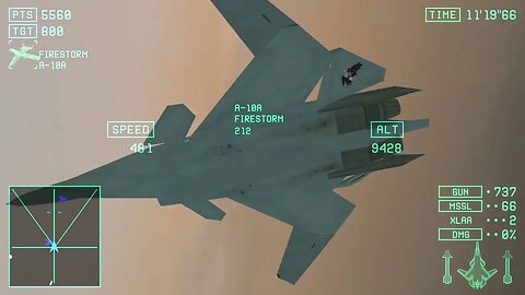 Ace Combat X Skies of Deception: Mission 8 (7B in game): Hard Difficulty - No Commentary