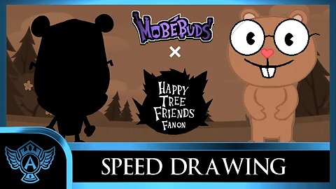 Speed Drawing: Happy Tree Friends Fanon - Baron | Mobebuds Style