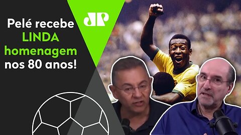 "Messi? CR7? NADA se compara a PELÉ!" Rei recebe LINDA homenagem!