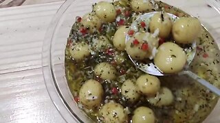 pickled potatoes, the easiest to make