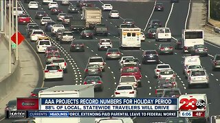 AAA projects record numbers for holiday travel period