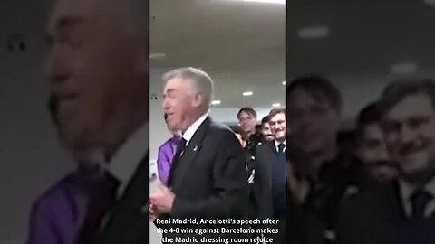Real Madrid, Ancelotti's speech makes the Madrid people jump #shorts
