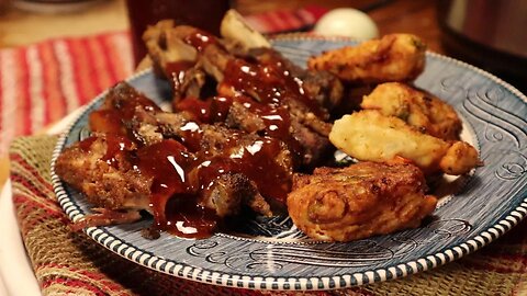 Savory BBQ SPARE RIBS with A 100 Year Old FRIED BREAD Recipe | All About Living