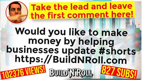Would you like to make money by helping businesses update #shorts https://BuildNRoll.com