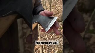 How to Sharpen an Axe (Easy) #shorts #gear #tools #sharpie