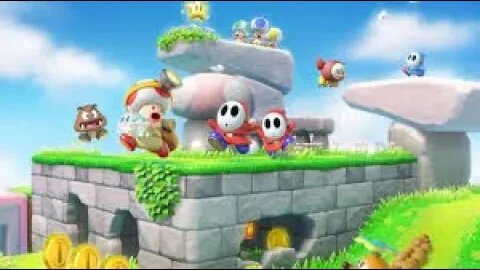 Kweeess Plays Captain Toad Treasure Tracker Levels 1-4, all Collectables