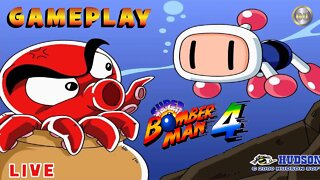 [🔴Live] Super Bomberman 4 GamePlay