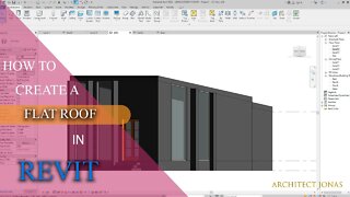 How to create Roof in Revit [[ part 1 \\ FLAT ROOF