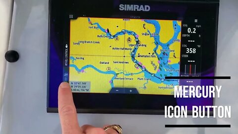 Easy Way to Check Your Engine Hours on the Mercury VesselView Simrad Unit