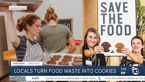 Locals turn food waste into cookies